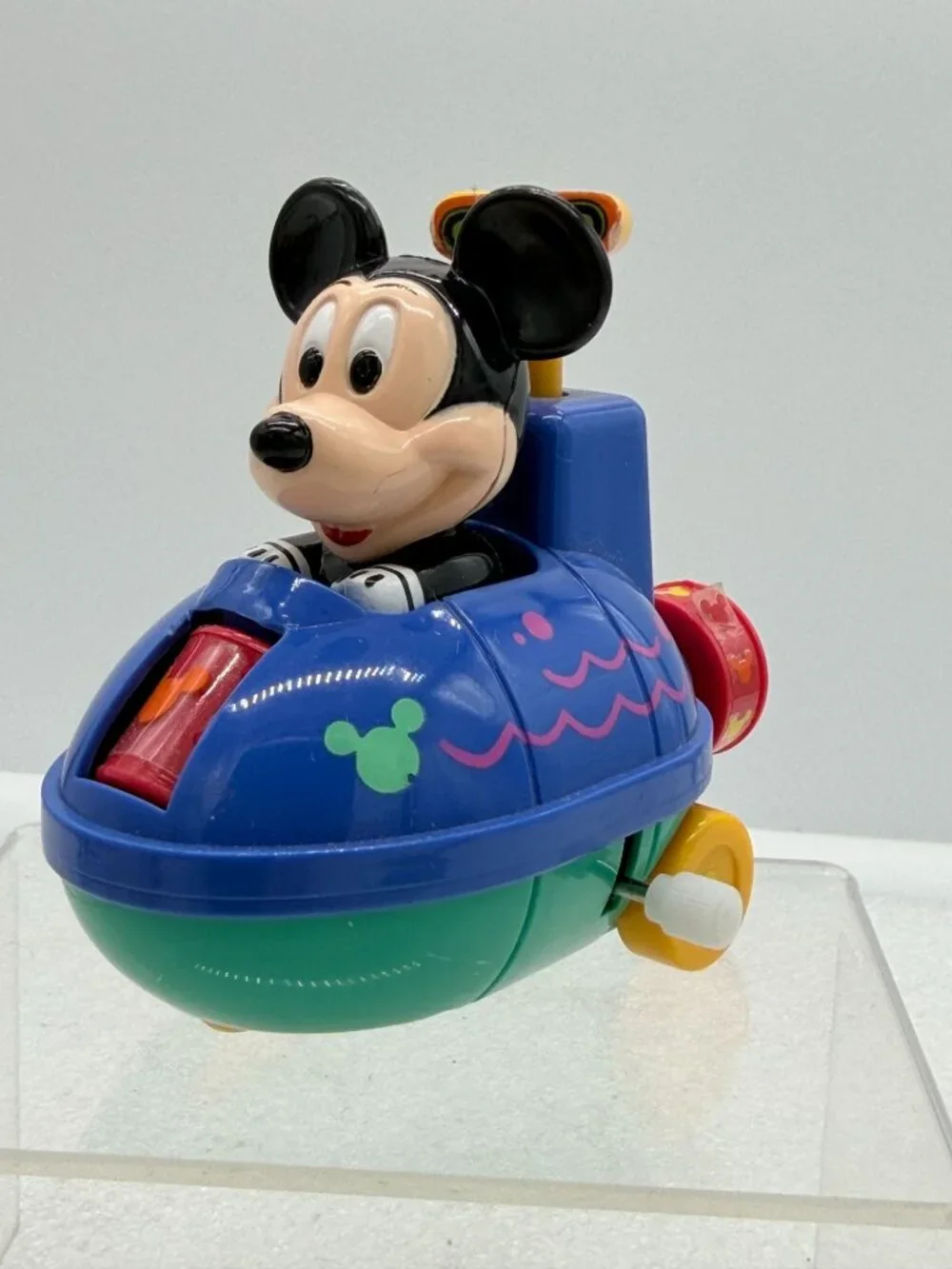 Disney Mickey Mouse Wind Up Submarine Toy